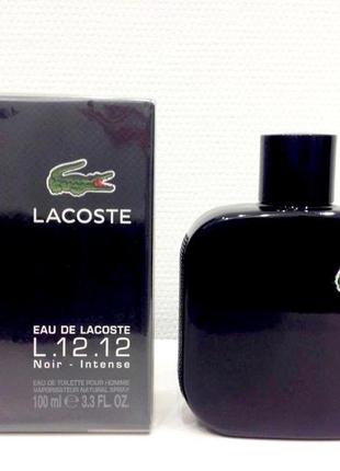 Lacoste eau de l.12.12 noir intense men💥original 5 мл розпив аромату затест3 фото