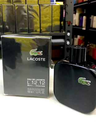 Lacoste eau de l.12.12 noir intense men💥original 5 мл розпив аромату затест5 фото