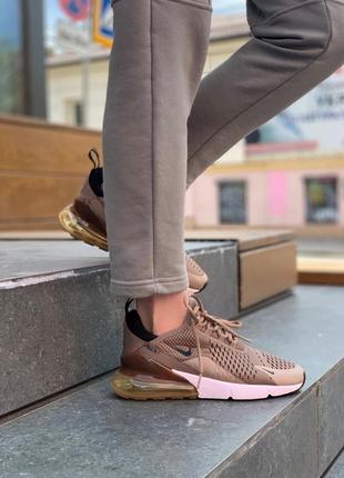 Кроссовки nike air max 270 brown кросівки5 фото