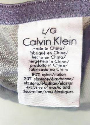 Нежный полупрозрачный серый бралет calvin klein6 фото