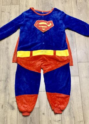 Кугуруми (унисекс)  пижама карнавальный костюм супермен superman bear wear (англия)2 фото