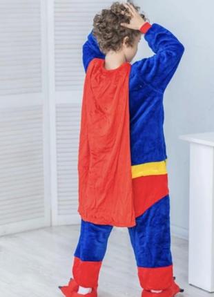 Кугуруми (унисекс)  пижама карнавальный костюм супермен superman bear wear (англия)8 фото