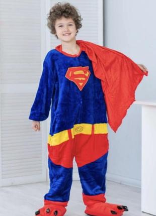 Кугуруми (унисекс)  пижама карнавальный костюм супермен superman bear wear (англия)9 фото