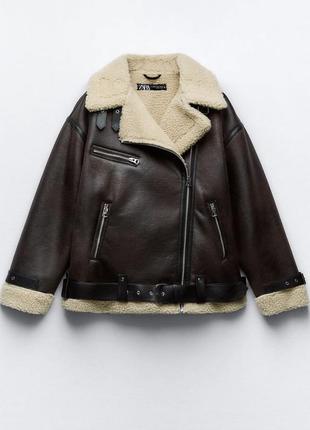 Дубленка zara