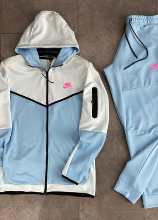 Костюм спортивний nike tech blue sky