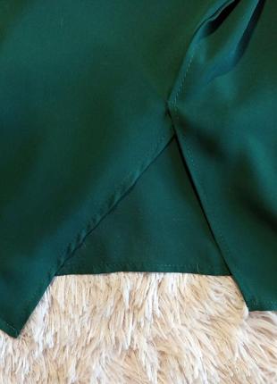 Витончена блузка класичного стилю смарагдового кольору atmosphere р.8 \ 44 \ s6 фото
