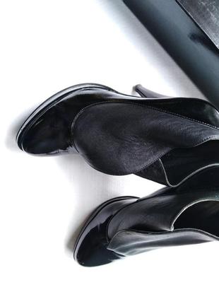 Ботильйони черевики шкіра в ретро стилі