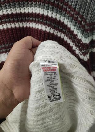 Джемпер кофта мужская marks &amp; spencer, размер 2xl - 3 xl8 фото