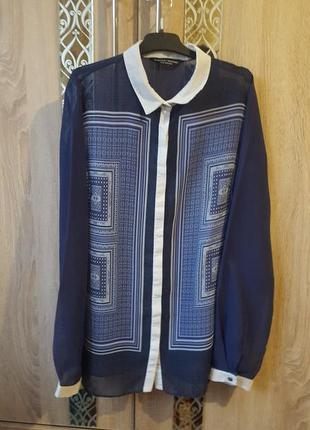 Стильная шифоновая рубашка