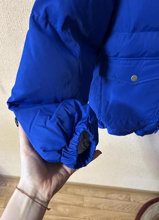 Зимняя куртка пуховик с капюшоном (на замке, снимается)3 фото