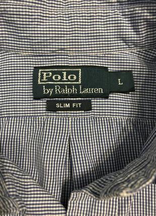 Рубашка/slim fit,polo by ralph lauren, размер l5 фото