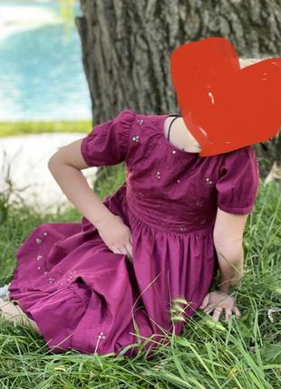 Красивое нарядное платье на девочку рост 116.3 фото