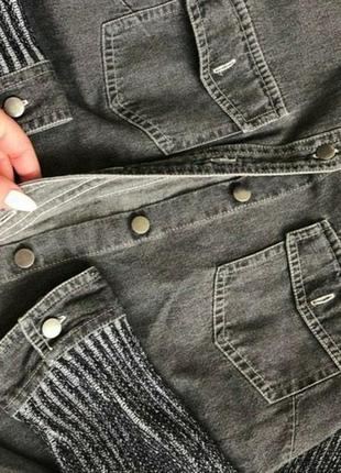 Брендова джинсова рубашка блейзер8 фото