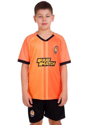 Форма футбольная детская из шахтар 💣 xs-xl оранжевый1 фото