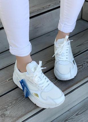 Кроссовки adidas falcon white кросівки6 фото