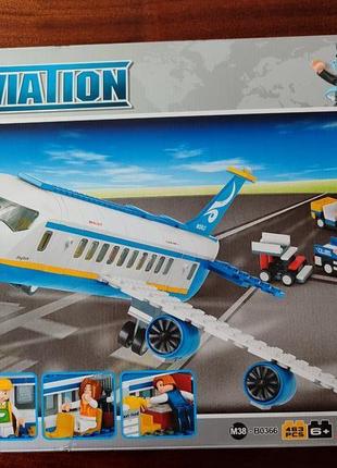 Конструктор лєго sluban aviation м38-в0366 463 деталі