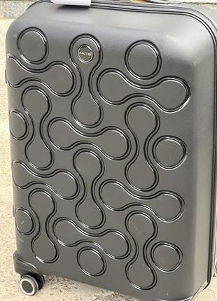 Качественный чемодан из полипропилен,модель 376,прорезиненный,надежная,колеса 360,кодовый замок,туреченя7 фото