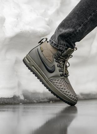 Nike air force 1 duckboot, кроссовки мужские зимние найк с мехом, кроссовки найместенное зимнее с мехом