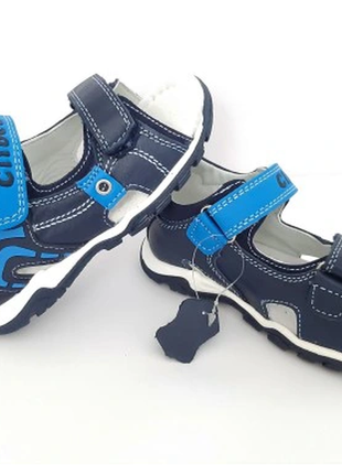 Босоніжки шкіряні для хлопчика clibee4 фото