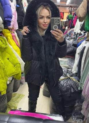 Натуральний пуховик