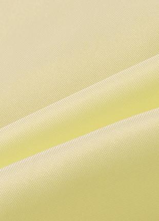 Тканевая шторка для ванной и душа светло-желтого цвета 180x200 см4 фото