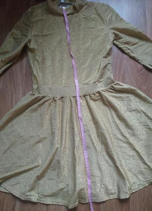 Сукня/плаття золотисте3 фото