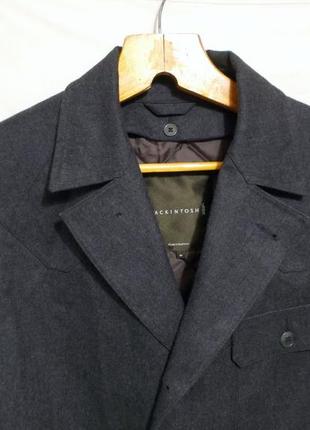 Новая куртка серая шерсть габардин luxury 'mackintosh' 48-50р4 фото