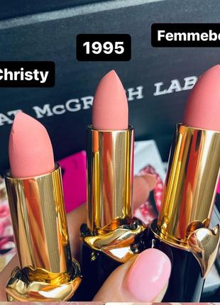 Шикарна помада pat mcgrath labs mattetrance lipstick christy / femmebot / 1995