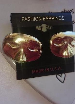 Сережки гвоздики. fashion earings.