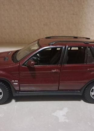 Машинка bmw x5 e53 1/24 (18см)3 фото