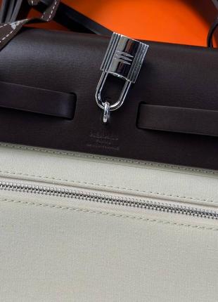 Сумка в стиле hermes herbag 31 см эрме хербаг премиум3 фото