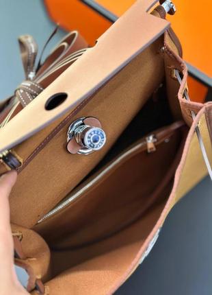 Сумка в стиле hermes herbag 31 см премиум8 фото