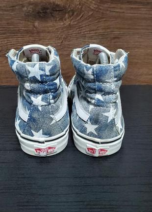 Мягкие кеды vans cedar (denim stars)4 фото