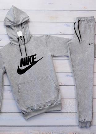 ❄️ худі + штани . спортивний костюм фліс зима nike