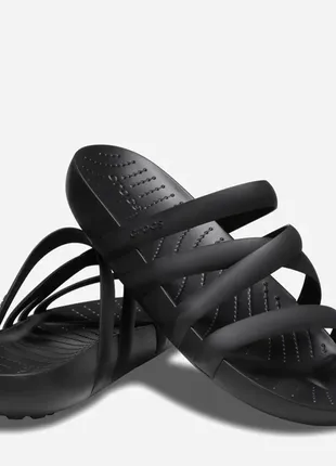 Жіночі шльопанці crocs splash strappy w7, w8, w9 крокси оригінал