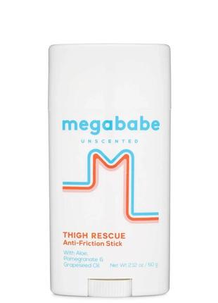 Megababe thigh rescue стик проти подразнення шкіри без запаху, 60 г.