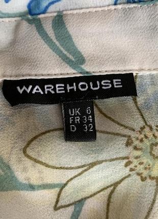 Рубашка рубашка размер s цветочный принт warehouse5 фото