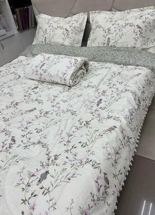 Постільна білизна 4 сезони+2 повноцінні ковдри(л)