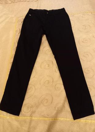 Новые мужские черные классические брюки reserved, модель slim fit.