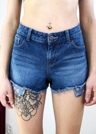 Сині джинсові шорти
