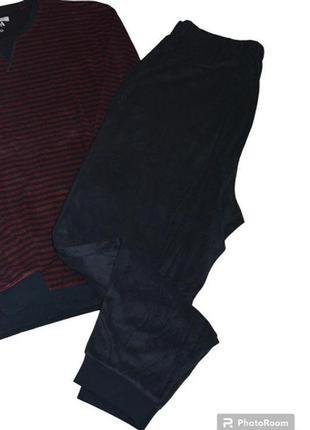 Чоловіча махрова піжама великого розміру 64-66 c&a німеччина7 фото