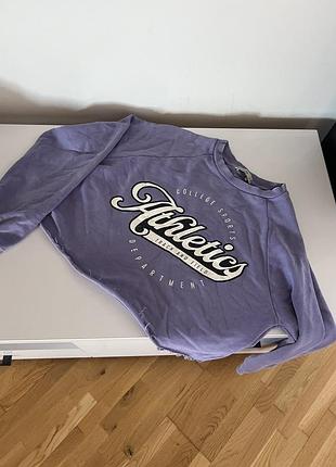 Укороченная кофта свитшот толстовка худи зара stradivarius