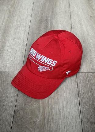 Кепка nhl detroit red wings fanatics branded authentic pro rinkside fundamental adjustable