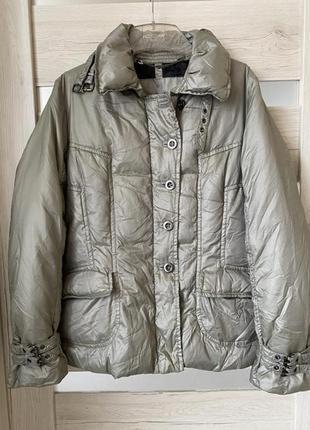 Красивый теплый пуховик fuchs & chmitt 38/10/m/l🤎