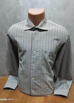 Первоклассная хлопковая рубашка премиум класса немецкого бренда jacques britt.2 фото