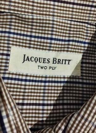 Первоклассная хлопковая рубашка премиум класса немецкого бренда jacques britt.4 фото
