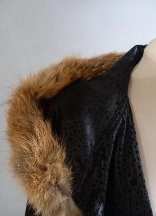 Винтажная кожаная куртка винтаж2 фото
