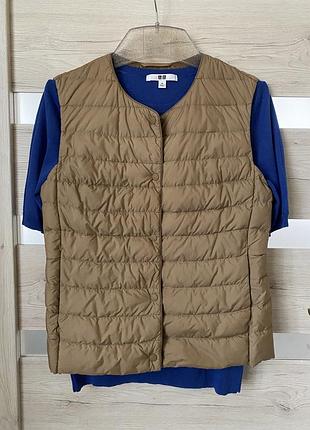 Ультралегкий жилет-пуховик uniqlo s🤎