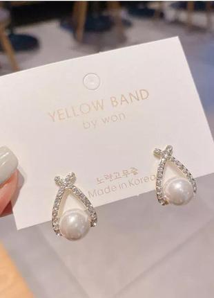 Серьги серьги сережек серьга свадебные с жемчужинами