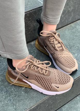 Кросівки nike air max 270 brown кроссовки